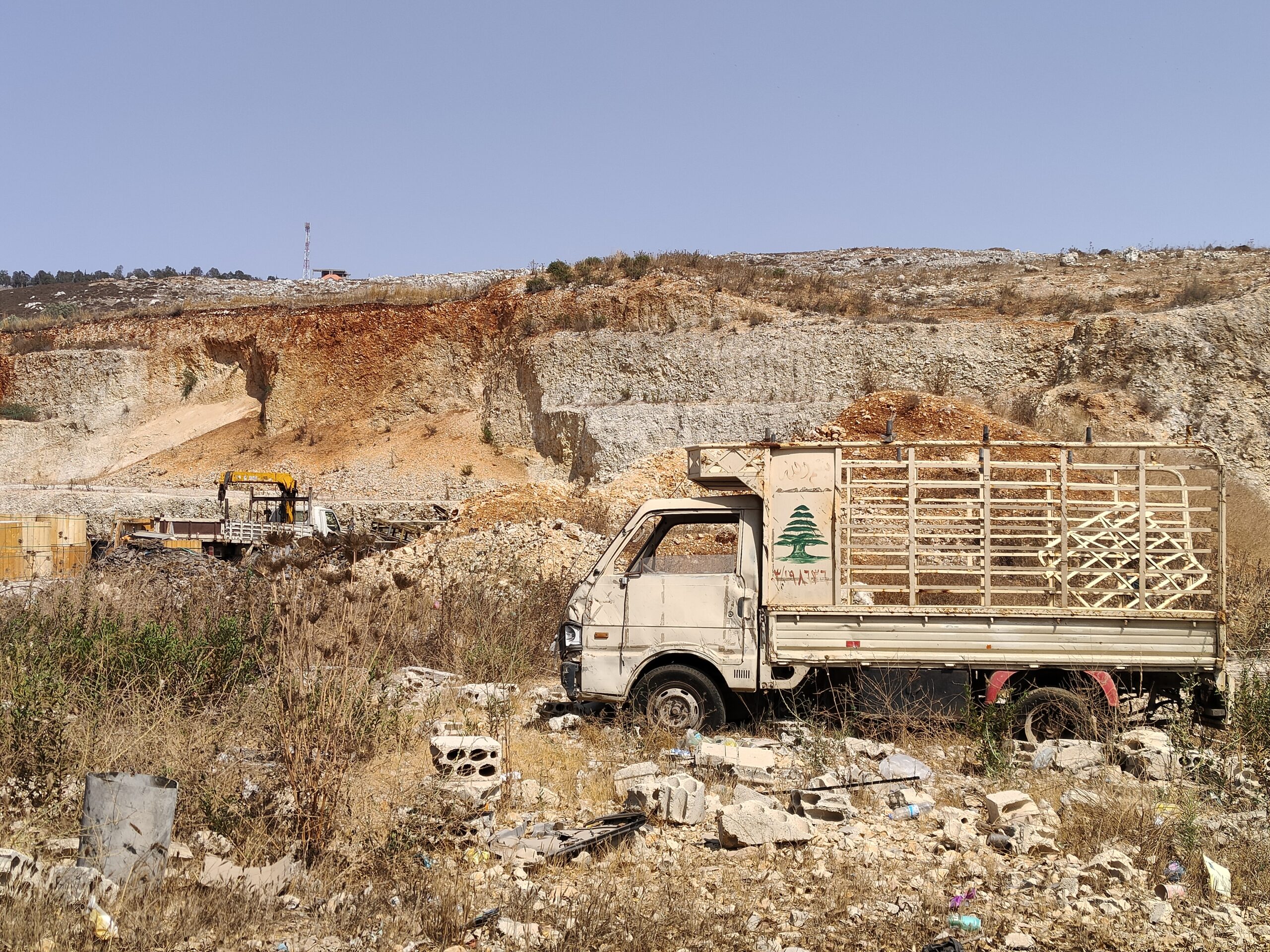 Vista del progetto di mappatura del suolo nel sud del Libano